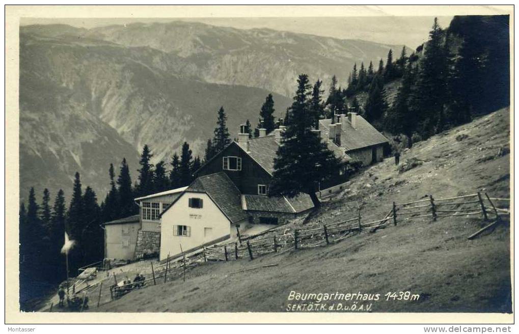 BAUMGARTNERHAUS. Schneeberg. No Posted 1937. - Altri & Non Classificati