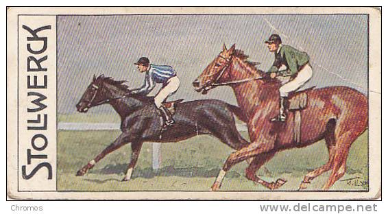 Chromo Stollwerck, Gruppe 459, N° V, Course Aux Chevaux, Pferderennen - Stollwerck