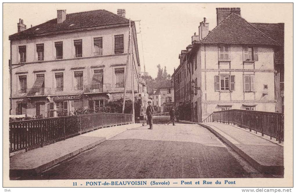 73. Pont De Beauvoisin . Pont Et Rue Du Pont . - Autres & Non Classés