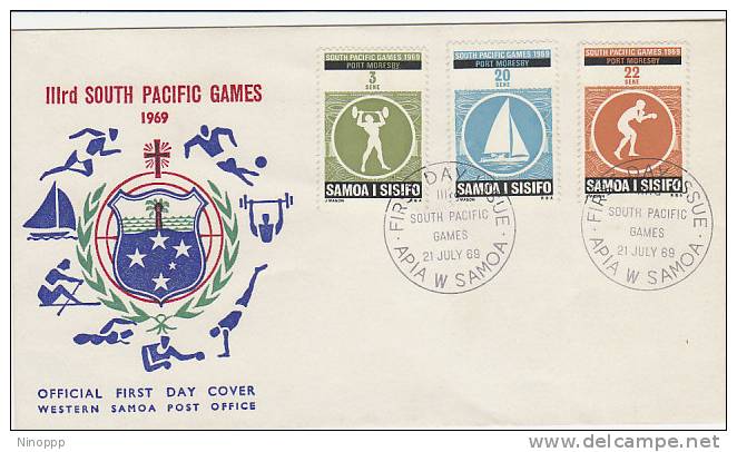 Samoa-1969 3rd South Pacific Games FDC - Samoa