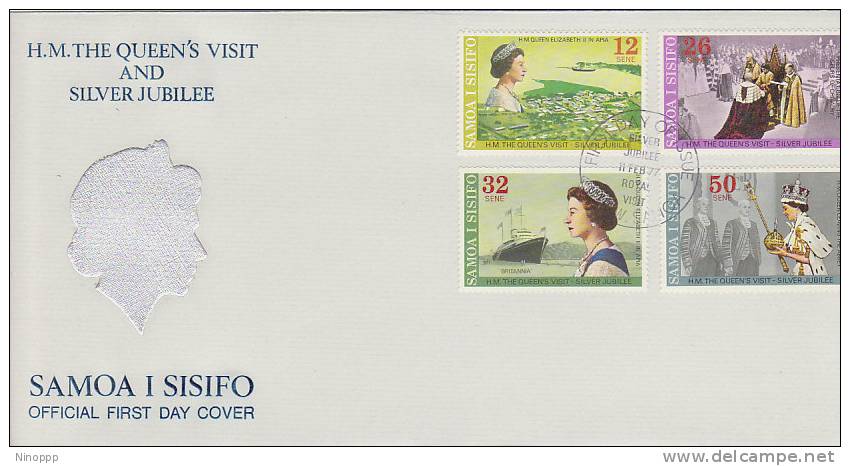 Samoa-1977 Queen Elizabeth Silver Jubilee FDC - Samoa