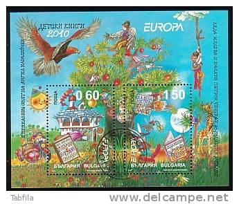 BULGARIA - 2010 - Europe-Cept - Les Enfents - Bl Obl. - Usati