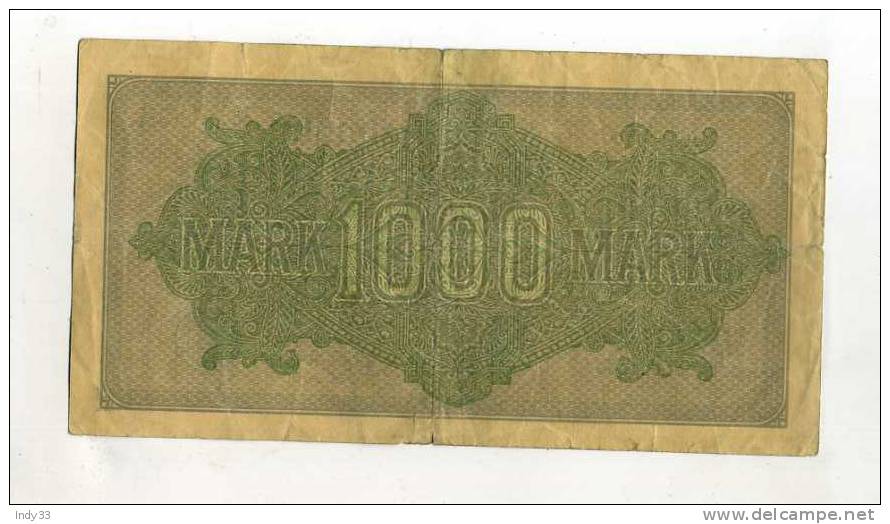 -ALLEMAGNE . 1000 M. 1922 - 1000 Mark