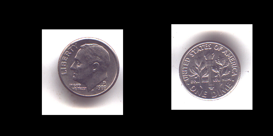 DIME 1989 D - 1946-...: Roosevelt