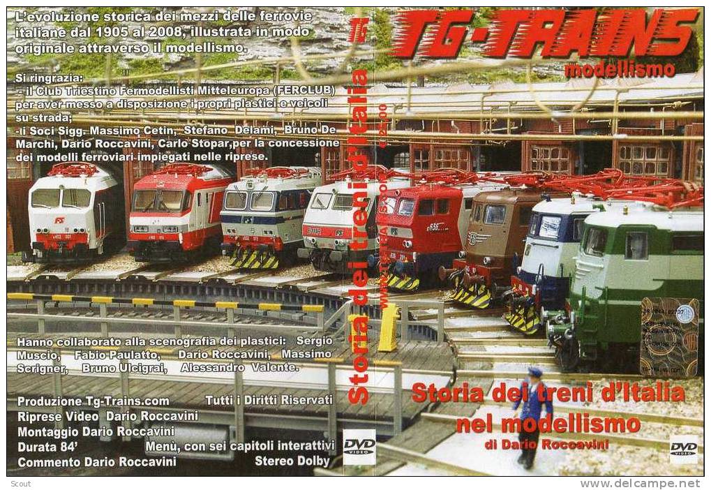 TG-TRAINS DVD STORIA DEI TRENI NEL MODELLISMO 84 Minuti - Dokumentarfilme