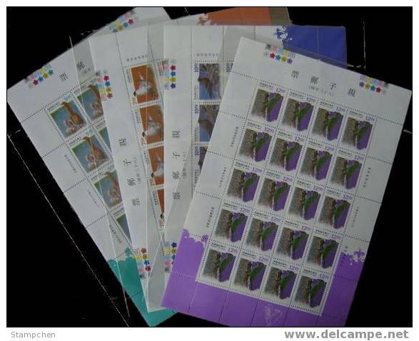 Rep China 1994 Bird ( Parent-Child ) Stamps Sheets Love Tern Bittern Barbet Noddy Brood Fauna Mother Birds - Altri & Non Classificati