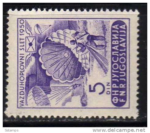 U-32  JUGOSLAVIA AEREI JUGOSLAVIJA   Parachute Jumping  NEVER HINGED - Unused Stamps