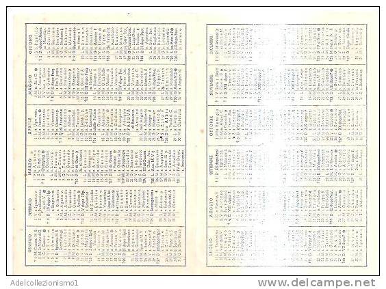45916)calendario Direzione Orfanotrofi Antoniani Del 1946 - Tamaño Pequeño : 1941-60