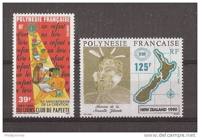 Polynésie Fr: 362/ 363 ** - Unused Stamps