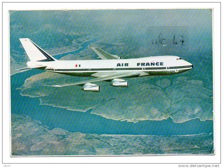 - BOEING 747 - Quadriréacteur Géant De 322 Tonnes.  - Scan Verso - - 1946-....: Moderne