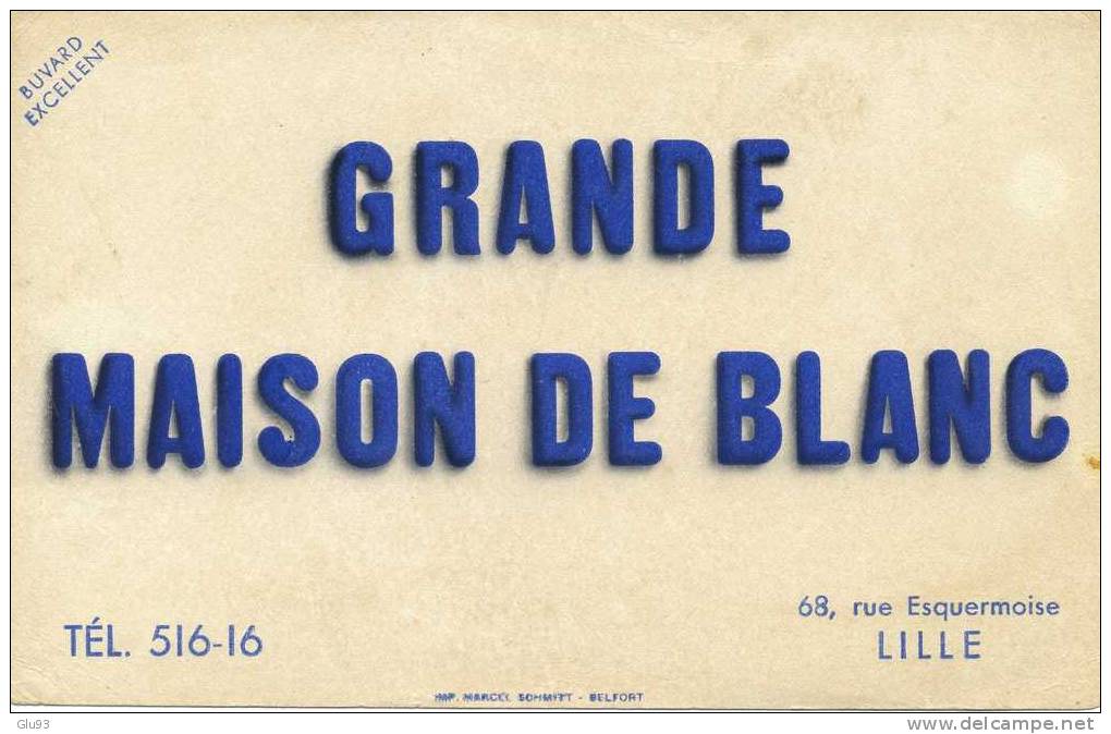 Buvard - Grande Maison De Blanc - Textile - Kleidung & Textil