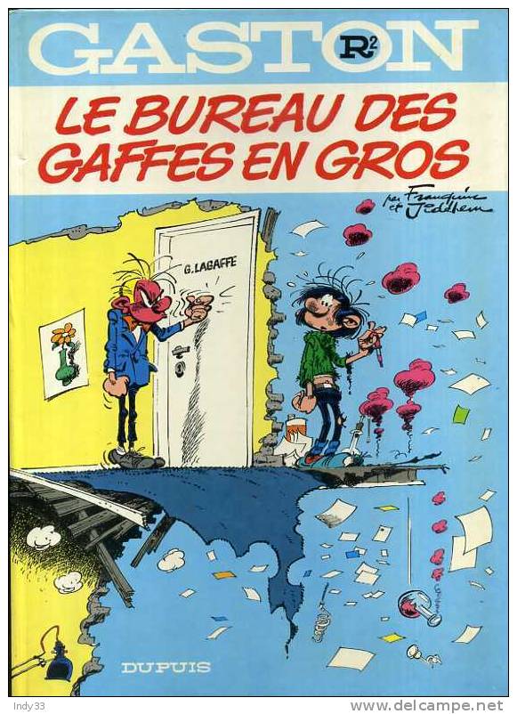 - GASTON R2 . LE BUREAU DES GAFFES EN GROS . DUPUIS 1982 - Gaston