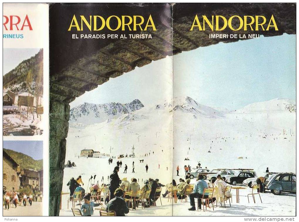 B0131 - Brochure Turistica  PRINCIPATO D'ANDORRA  Anni ´70/S.JULIA DE LORIA/LES ESCALDES/CANILLO/ORDINO/ENCAMP/LA MASSAN - Turismo, Viajes