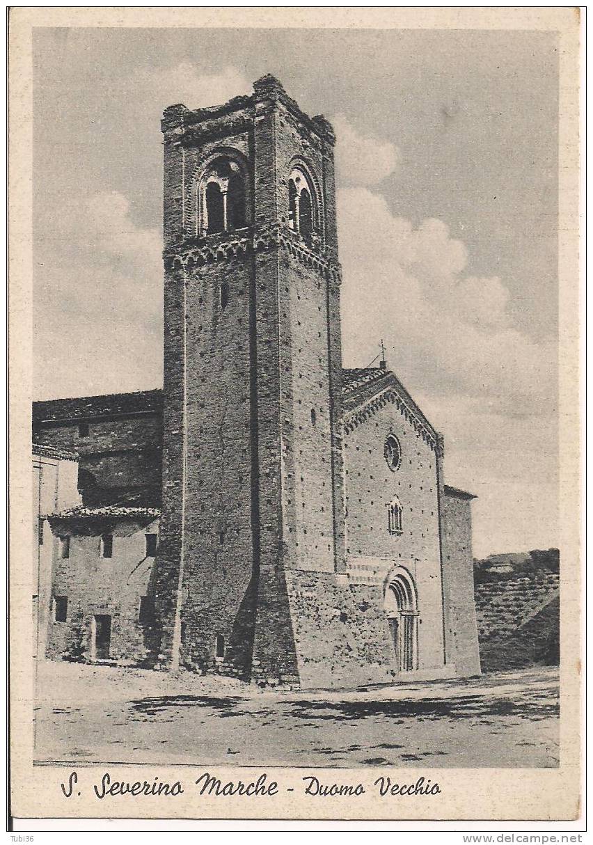 S. SEVERINO  MARCHE - DUOMO VECCHIO - B/N  N/V - PROVA DI STAMPA  CAMPIONE - - Macerata