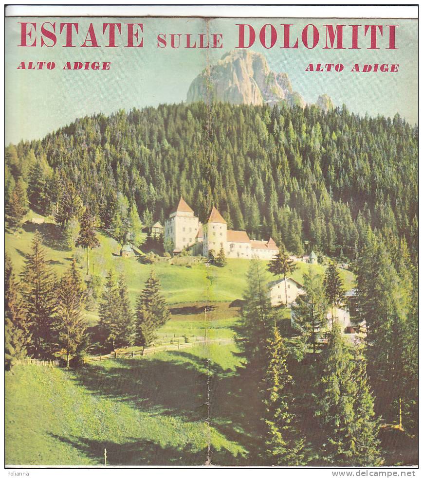 B0135 - Brochure Turistica DOLOMITI-BOLZANO EPT Anni '50/ - Turismo, Viaggi