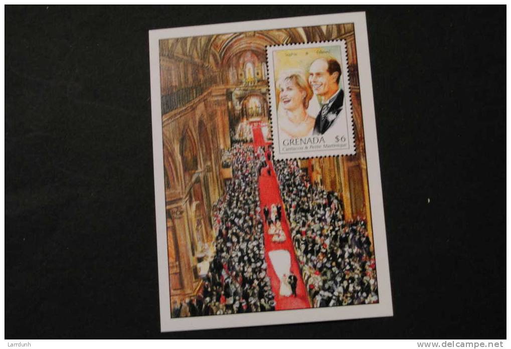 Grenada 2874 Souvenir Sheet Royal Wedding Prince Edward And Sophie Rhys-Jones MNH 1999 A04s - Grenada (1974-...)