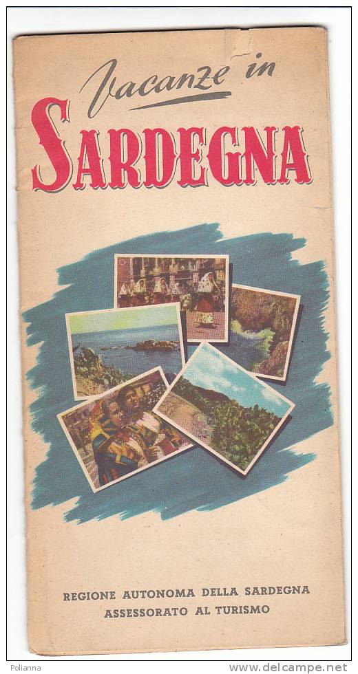 B0143 - Brochure Turistica SARDEGNA  Anni ´50/OSILO/TORALBA/FERTILIA/POZZOMAGGIORE/SERRA ORIOS/DORGALI/CAGLIARI/DESULO - Tourisme, Voyages