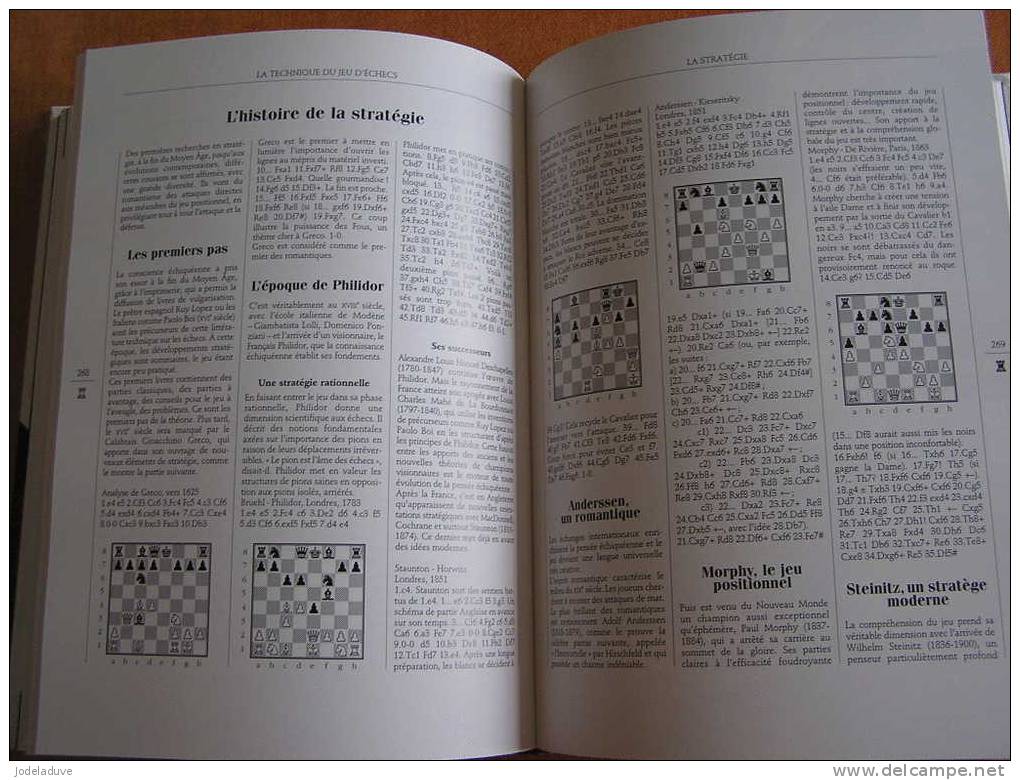 LE LAROUSSE DU JEU D´ECHECS - Giochi Di Società