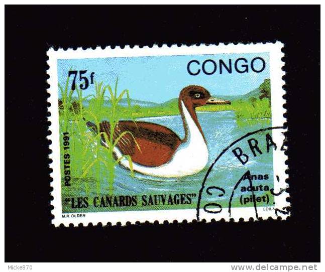 Congo N°912 Oblitéré Canard - Gebraucht