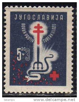 U-33  JUGOSLAVIA MEDICINA RED CROSS   NEVER HINGED - Neufs