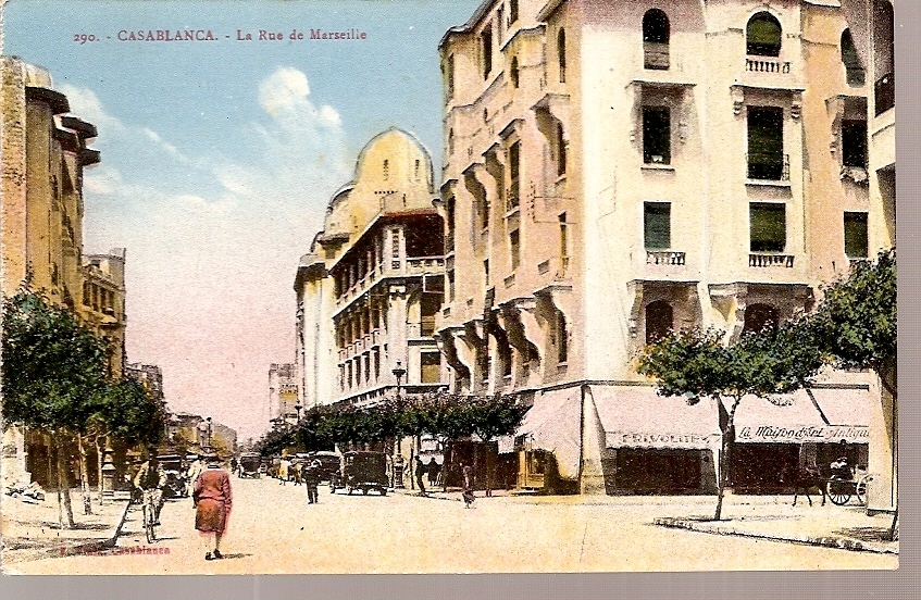 - MAROC - CASABLANCA La Rue De Marseille -neuve Excellent état - Casablanca