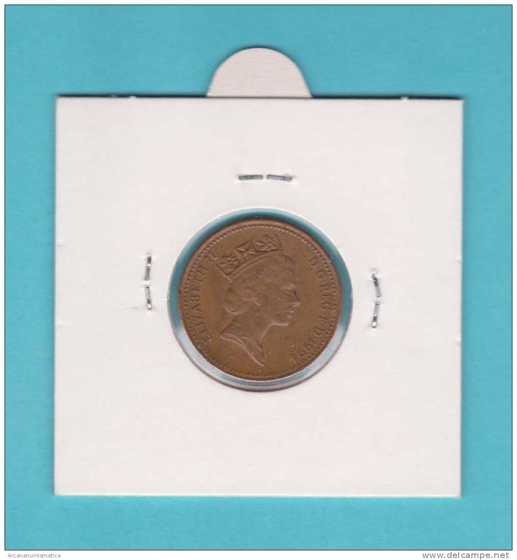 GRAN  BRETAÑA   1   PENNY  1.994  BRONCE  KM#935a   MBC/VF   DL-8850 - 1 Penny & 1 New Penny