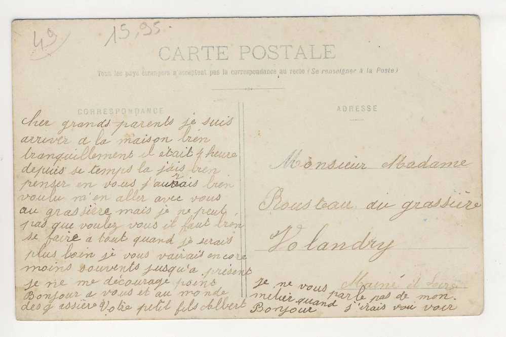 ## PEU COURANTE ## Carte De Clefs Vue Prise De La Gare   ( Recto Verso ) - Other & Unclassified