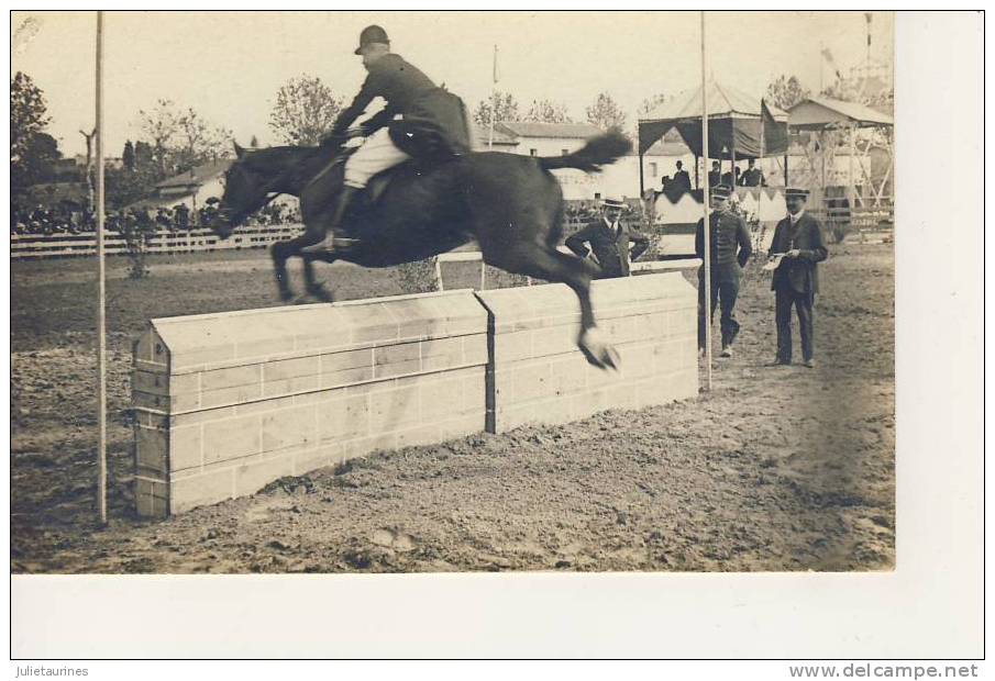 Carte Photo Concour Hippique Bon état - Reitsport