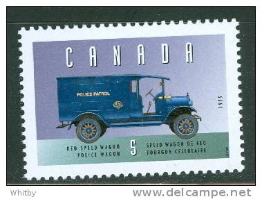 1996 5 Cent Canada  Reo Police Wagon #1605d  MNH Full Gum - Nuevos