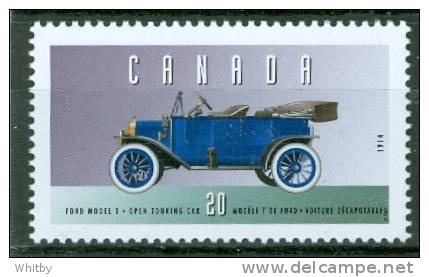 1996 20 Cent Canada  Model T Ford #1605o  MNH Full Gum - Unused Stamps