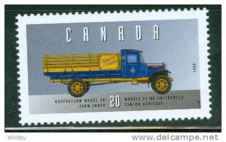 1996 20 Cent Canada Gotfredson Farm Truck #1605v  MNH Full Gum - Nuevos