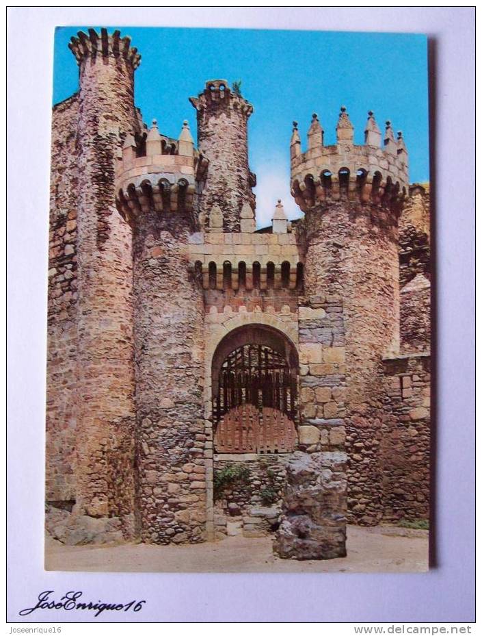 CASTILLOS DE ESPAÑA, DE PONFERRADA, LEON. CASTLES OF SPAIN. CHATEAUX DE L'ESPAGNE. N°15 - León