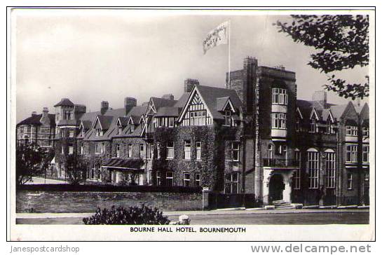 BOURNE HALL HOTEL Small Crease - BOURNEMOUTH - Dorset - Bournemouth (a Partire Dal 1972)