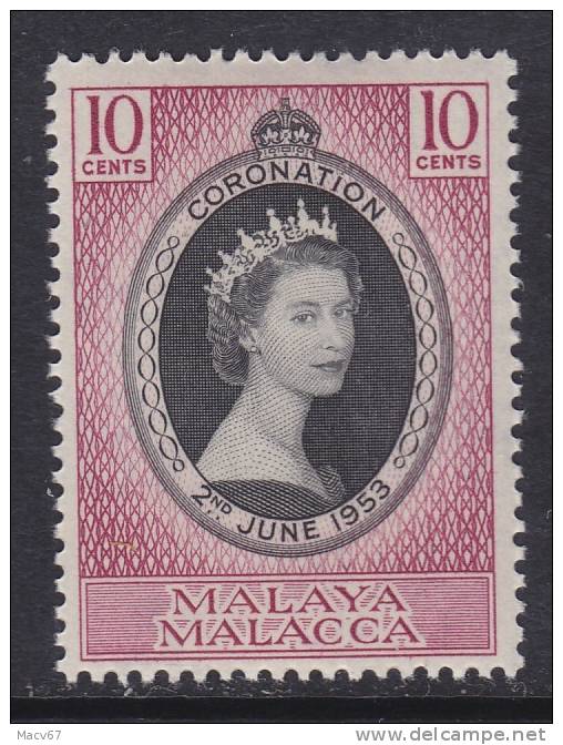 Malaya Malacca 27  *  CORONATION  QE II - Malacca