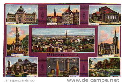 DUREN - Multi-View - 9 Blick - NORDRHEIN-WESTFALEN - Deutschland - Dueren