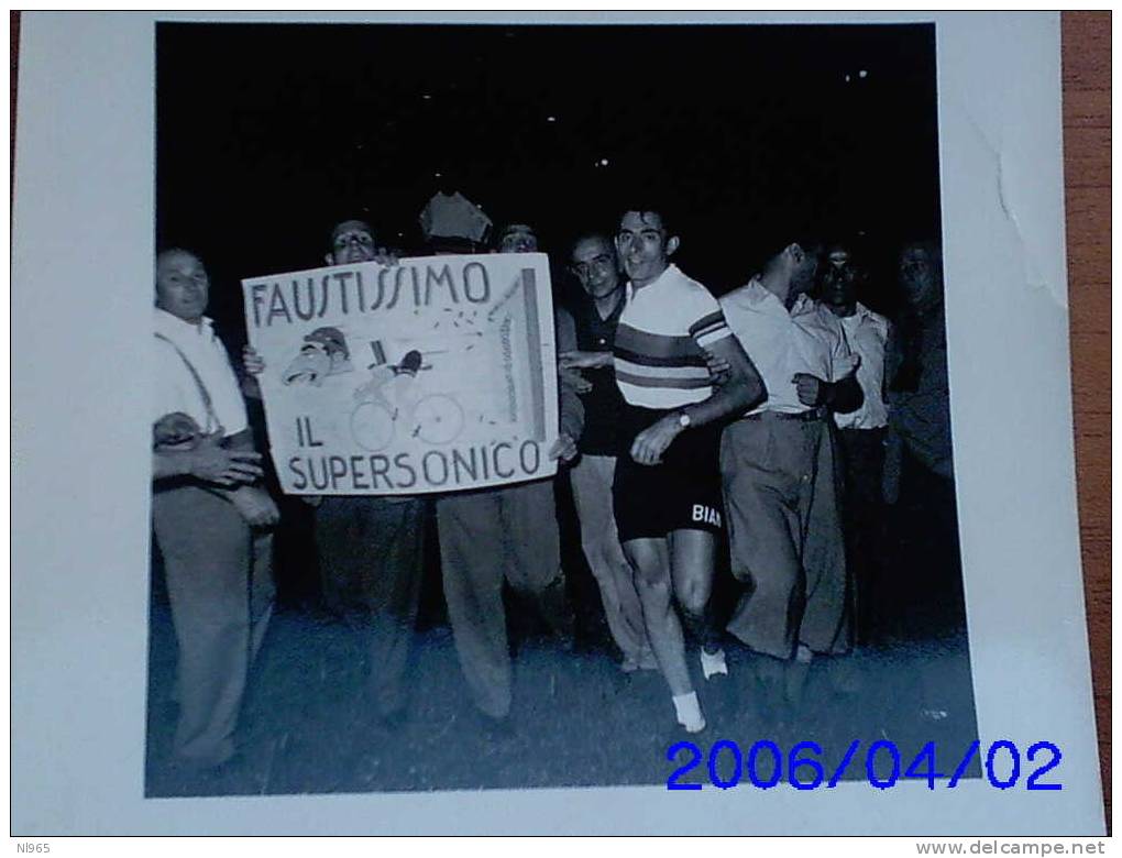 CICLISMO - FAUSTO COPPI - FOTOGRAFIA ORIGINALE PROVENIENTE DA COLLEZIONE PRIVATA - Ciclismo