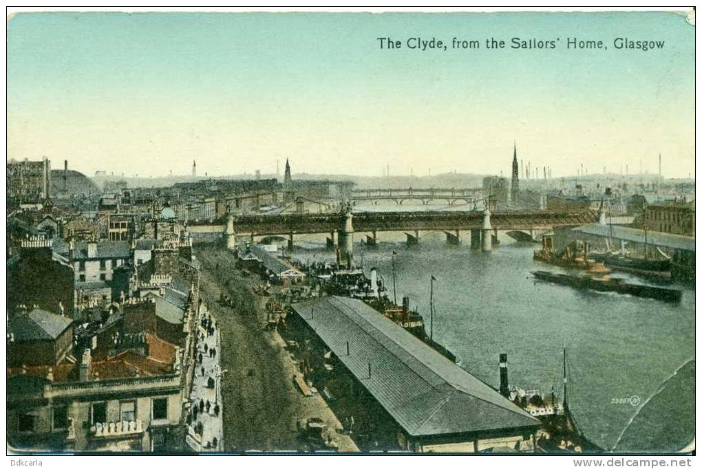 Glasgow - The Clyde, From The Sailors' Home - Lanarkshire / Glasgow