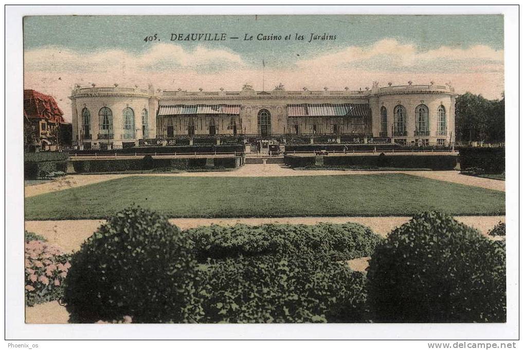 FRANCE - DEAUVILLE, Casino, Park, 1926. - Casinos