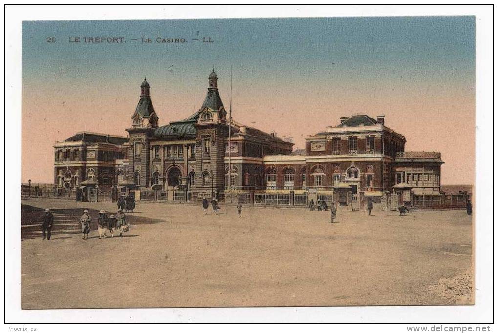 FRANCE - LE TREPORT, Casino, Old Postcard - Casinos