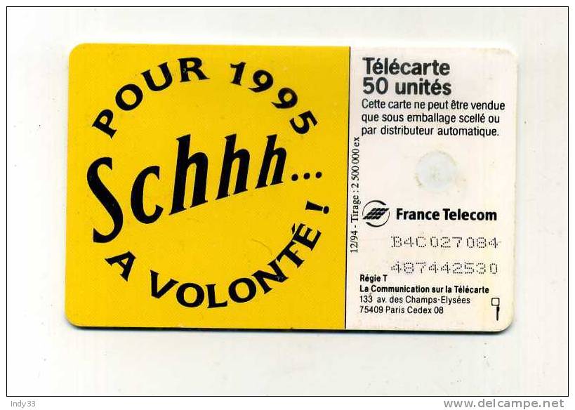 - TELECARTE FRANCE . SCHWEPPES . 1994 - Alimentation