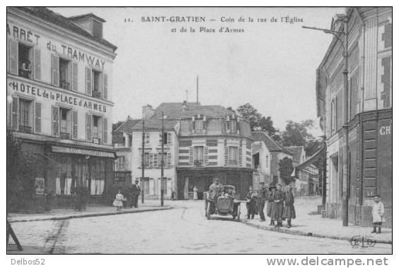 SAINT - GRATIEN 11 . - Coi De La Rue De L' Eglise Et De La Place D' Armes - Saint Gratien