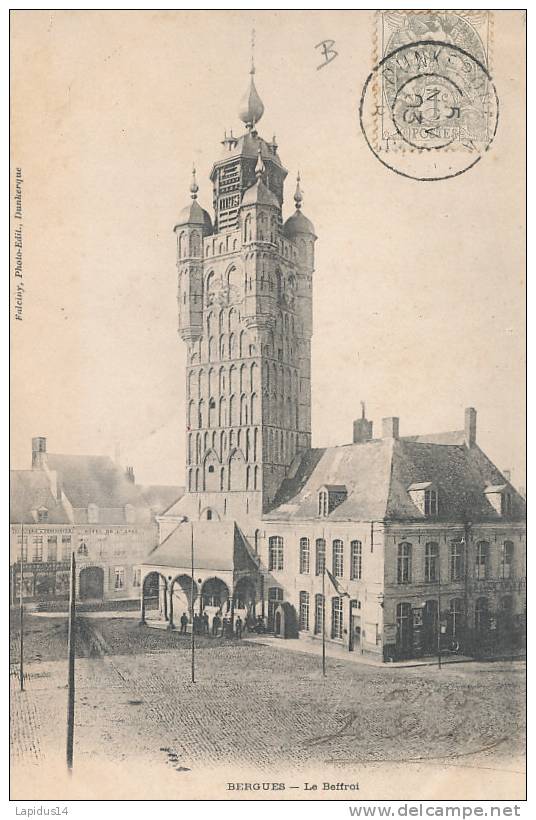 U 575 /     CPA BERGUES       (59)    LE BEFFROI - Bergues