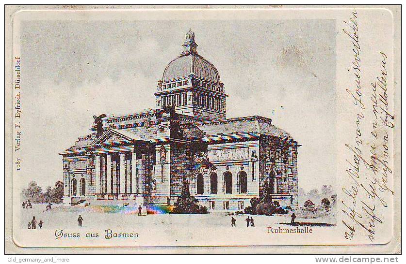 Gruss Aus Barmen-Ruhmeshalle 1903 - Wuppertal