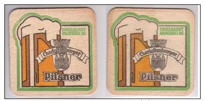 Charlottenburger Pilsner Engelhardt Brauerei Berlin - Bierdeckel