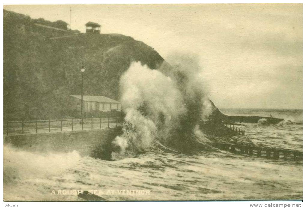 Ventnor - A Rough Sea - Ventnor