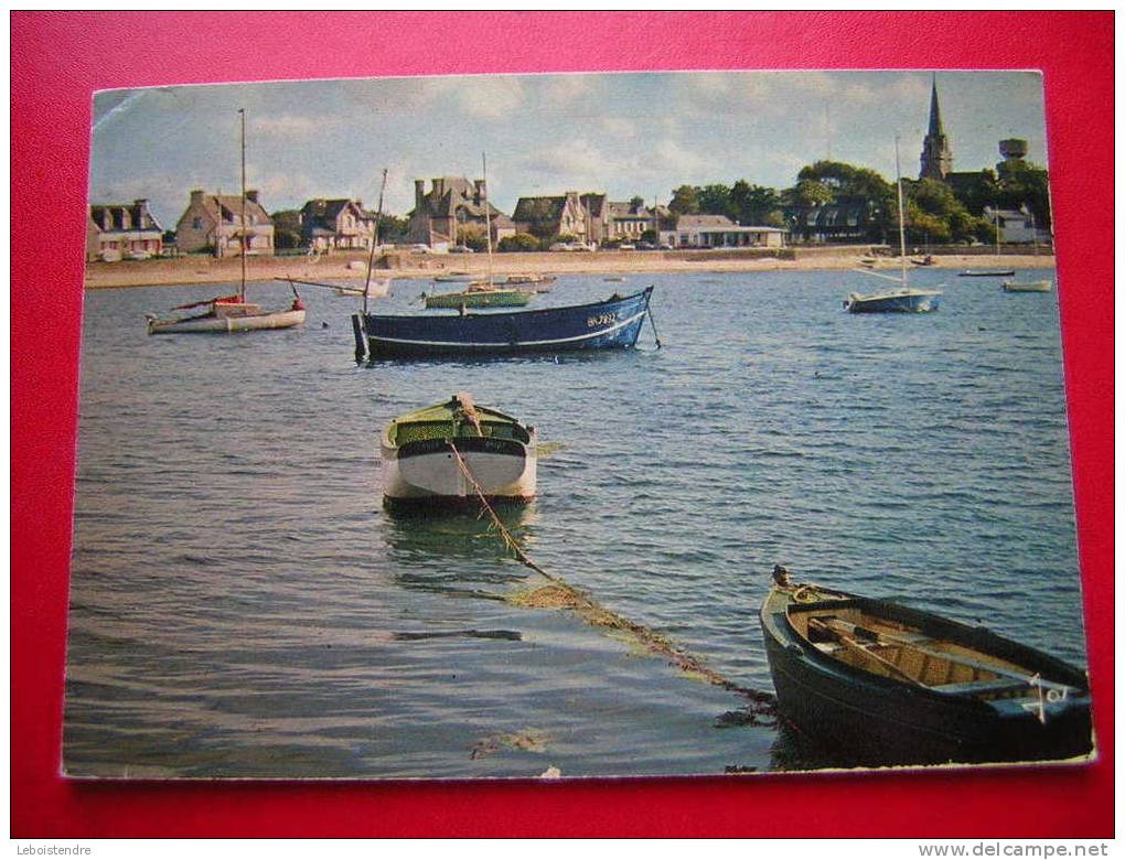 CPM -29-FINISTERE-BRIGNOGAN-LA PLAGE DU BOURG  -3 PHOTOS DE LA CARTE - Brignogan-Plage