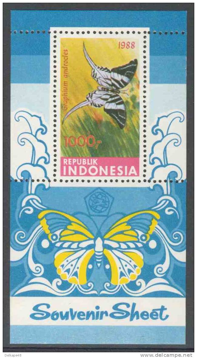 Indonesia Indonesie 1988 B65 A - Mi 1286 * Graphium Androcles: Giant Swordtail Butterfly - Vlinders