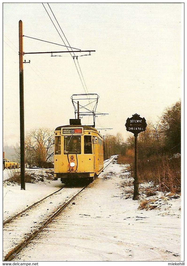 TRAM 31-ANDERLUES-MAURAGE-A LA HAUTEUR DE CARNIERES - Anderlues