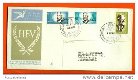 SOUTH AFRICA 1966 FDC 4 Hendrik Verwoerd #1301 With Address - FDC