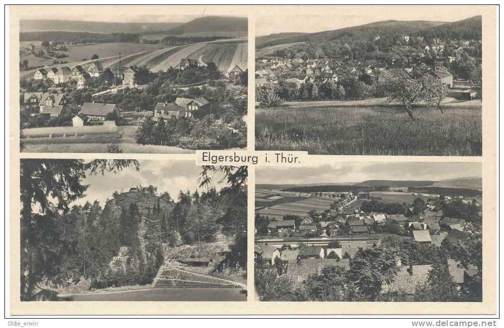 Alte AK Elgersburg In Thüringen, Mönchheide, Hirtenberg - Elgersburg